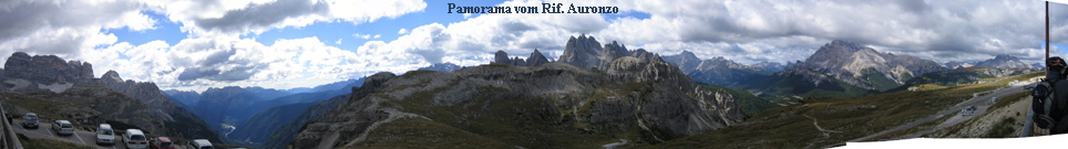 Pamorama vom Rif. Auronzo